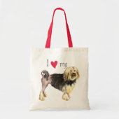 Ik hou van mijn Lowchen Tote Bag (Voorkant)