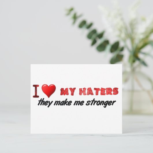 Ik hou van mijn lui... briefkaart (Staand voorkant)