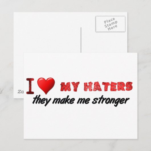 Ik hou van mijn lui... briefkaart (Voorkant / Achterkant)