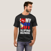 Ik hou van mijn luie Filipino Vriendin Crystal Hea T-shirt (Voorkant volledig)