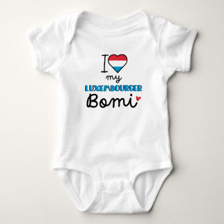 Ik hou van mijn Luxemburger Bomi schattig Romper