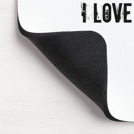 Ik hou van mijn Mac-Mousepad Muismat (Hoek)