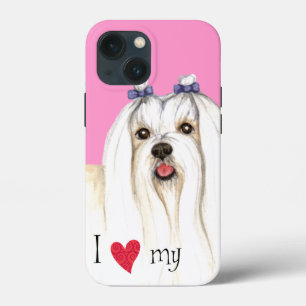 Ik hou van mijn Maltees Case-Mate iPhone Case