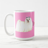 Ik hou van mijn Maltees Koffiemok (Links)