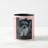 Ik hou van mijn Malti-poo, roze Mok (Midden)