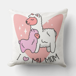 Ik hou van mijn mama Alpacas Kussen