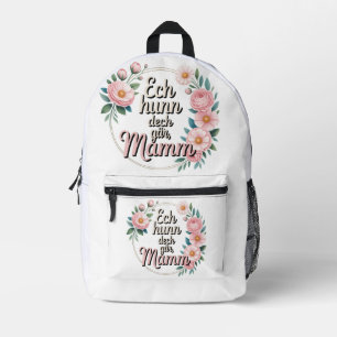 Ik hou van mijn mama - bedrukte rugzak
