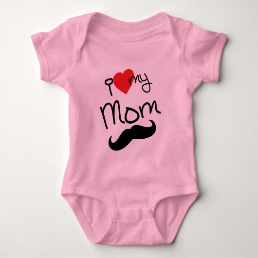 Ik hou van mijn mama Bodysuit (Voorkant)