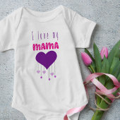 Ik hou van mijn mama Bright Hearts Matching Mama M Romper