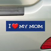 Ik hou van mijn mama Bumpersticker (Op auto)