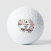 Ik hou van mijn mama - golfballen (Voorkant)