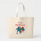 Ik hou van mijn mama grote tote bag (Voorkant)