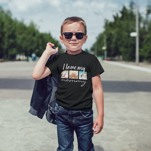 Ik hou van mijn mama handgeschreven tekst, foto zw