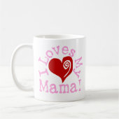 Ik hou van mijn mama koffiemok (Links)
