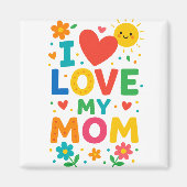 Ik hou van mijn mama magneet (Voorkant)