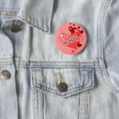 Ik hou van mijn mama! Moederdag Ronde Button 5,7 Cm (In situ)