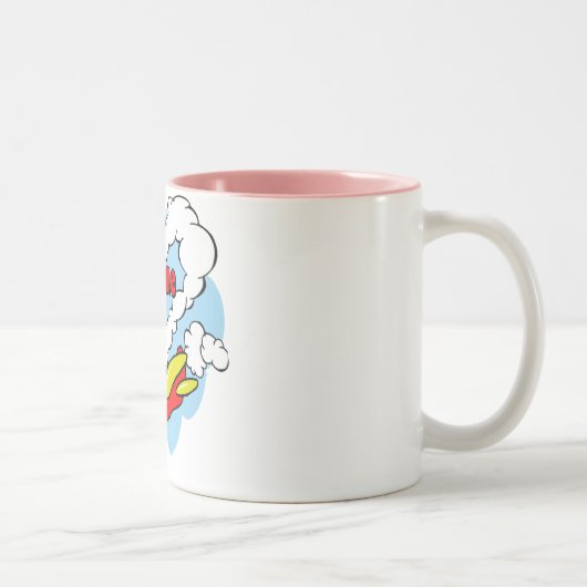 Ik hou van mijn mama Rag Doll & Hearts Tweekleurige Koffiemok (Rechts)