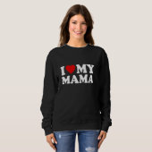 Ik hou van mijn mama Red Heart Pullover (Voorkant volledig)