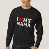 Ik hou van mijn mama Red Heart Pullover (Voorkant)