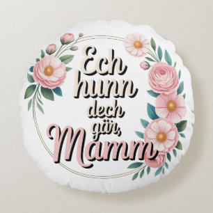 Ik hou van mijn mama - rond kussen