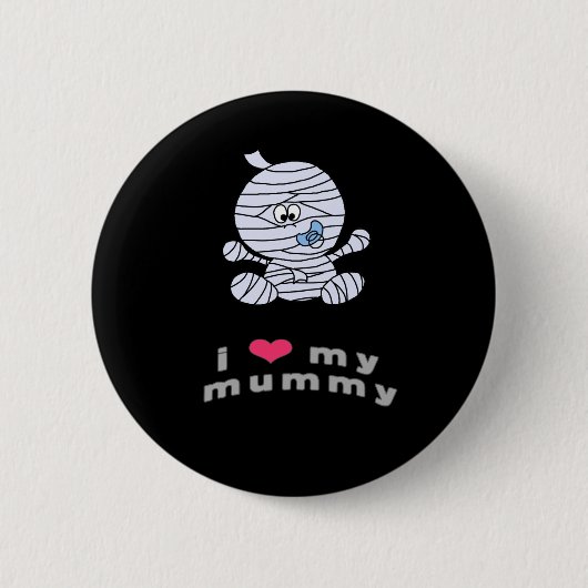 Ik hou van mijn mama ronde button 5,7 cm (Voorkant)