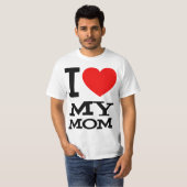 Ik hou van mijn mama T-Shirt (Voorkant volledig)