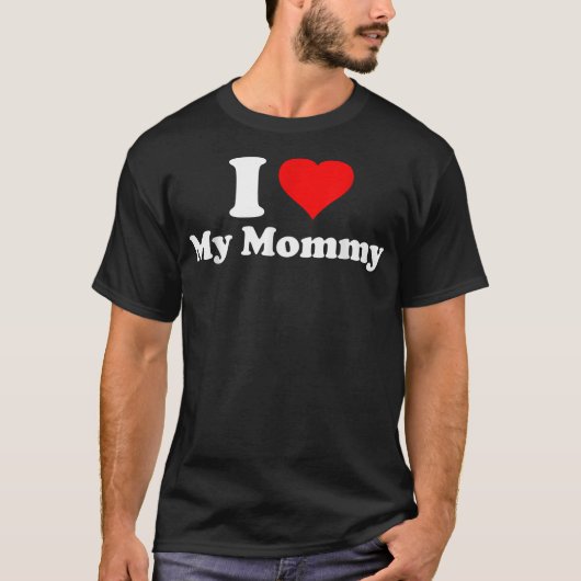 Ik hou van mijn mama t-shirt (Voorkant)