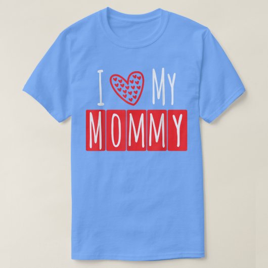 Ik hou van mijn mama t-shirt (Design voorkant)