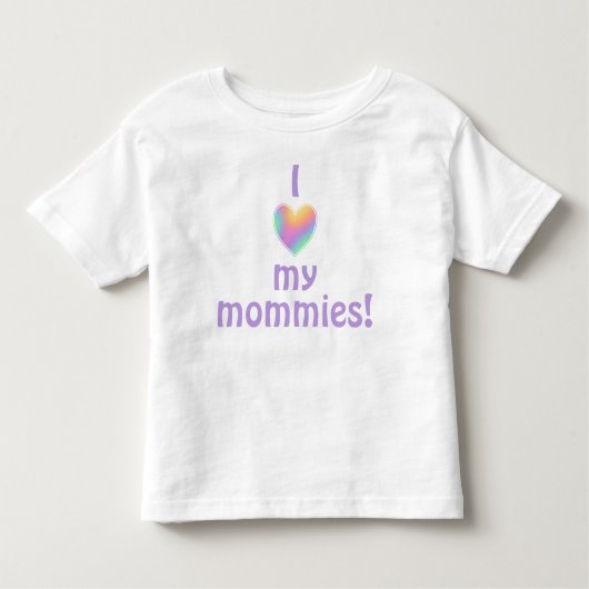 Ik hou van mijn mama Toddler T-Shirt (Voorkant)