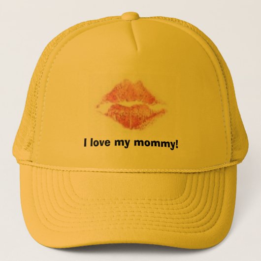 Ik hou van mijn mama! trucker pet (Voorkant)