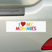 Ik hou van mijn mama's bumpersticker (Op auto)