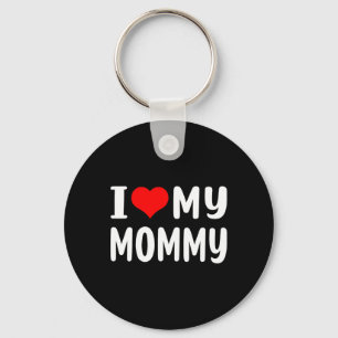 Ik hou van mijn mammie grappige Moederdag cadeautj Sleutelhanger