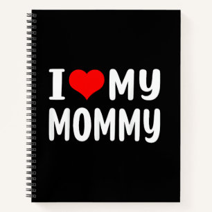 Ik hou van mijn mammie leuk voor mama mama notitieboek