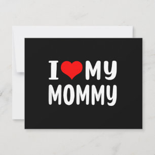 Ik hou van mijn mammie leuk voor moeder mama