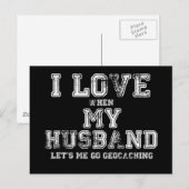 Ik hou van mijn man! briefkaart (Voorkant / Achterkant)