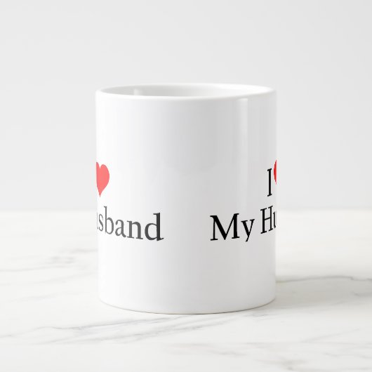 Ik hou van mijn man grote koffiekop (Voorkant)