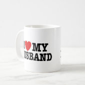 Ik hou van mijn man koffiemok (Voorkant links)