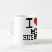 Ik hou van mijn man koffiemok (Voorkant links)