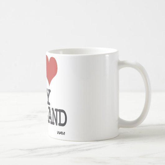 Ik hou van mijn man koffiemok (Rechts)