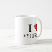 Ik hou van mijn man koffiemok (Voorkant rechts)
