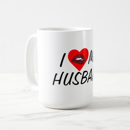 Ik hou van mijn man mok (Voorkant links)