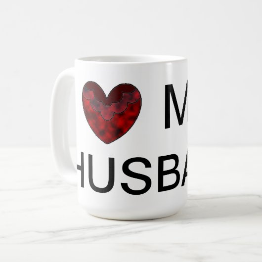 Ik hou van mijn man mok (Voorkant links)