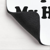 Ik hou van mijn man muismat (Hoek)