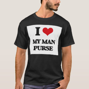 Ik hou van Mijn Man Paars T-shirt