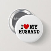Ik hou van mijn man ronde button 5,7 cm (Voorkant /achterkant)