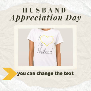 Ik hou van mijn man t-shirt