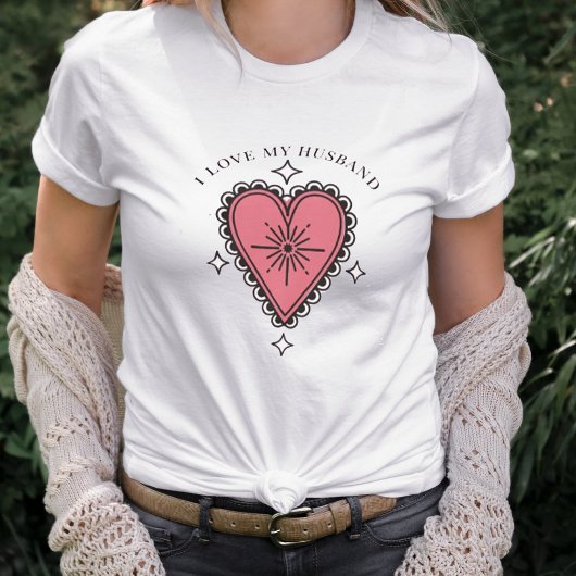 Ik hou van mijn man Tri-Blend shirt