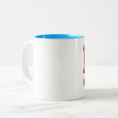 Ik hou van mijn man tweekleurige koffiemok (Voorkant links)