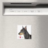 Ik hou van mijn Manchester Terrier Magneet (Insitu (Vaatwasser))