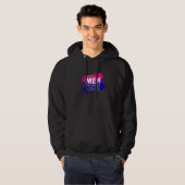 Ik hou van mijn Mannen hoe ik graag mijn vrouwelij Hoodie (Voorkant volledig)